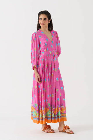 Dilbar Rani Maxi Wrap Dress