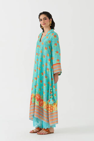 Dilbar Kurta + Pant Set - Pudhina