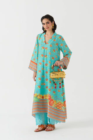 Dilbar Kurta + Pant Set - Pudhina