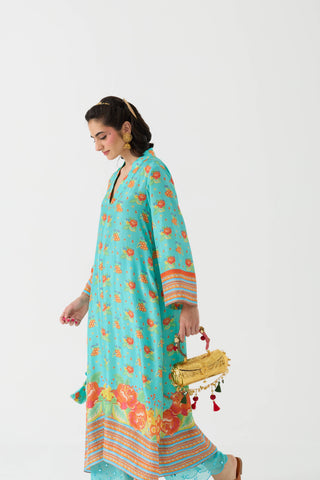 Dilbar Kurta + Pant Set - Pudhina