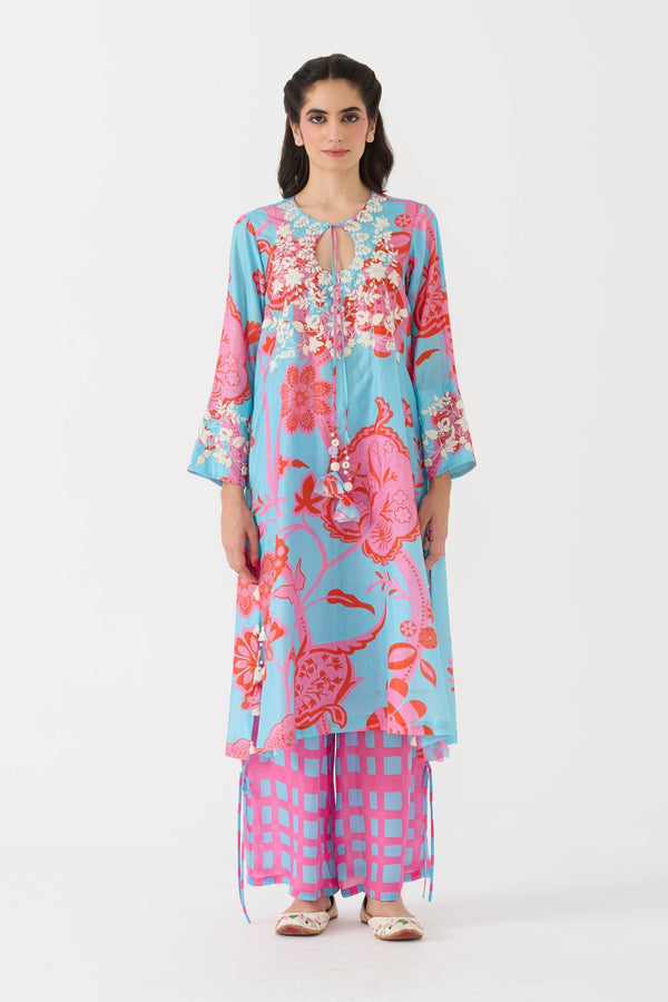 Dilbar - Bold Asmaan Kurta + Pant Set