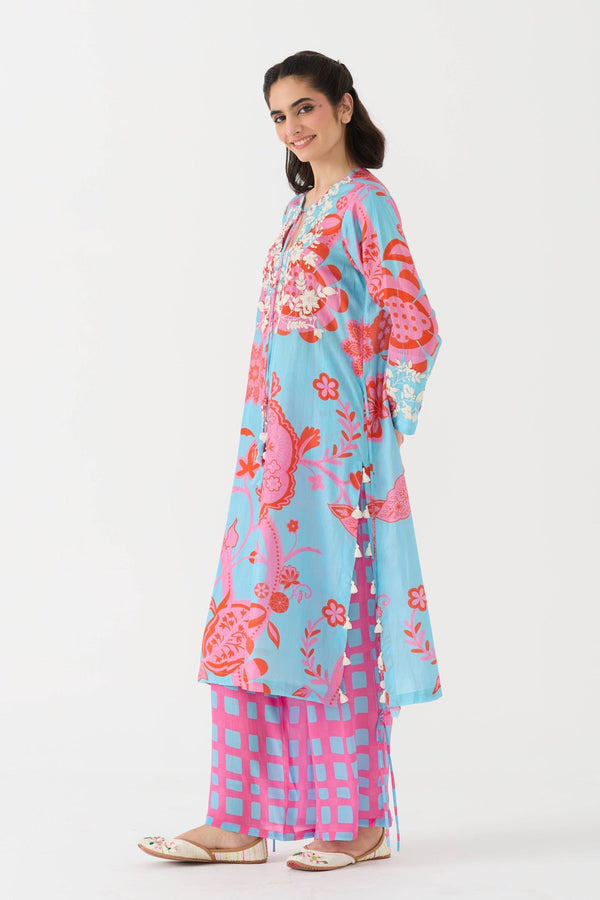 Dilbar - Bold Asmaan Kurta + Pant Set