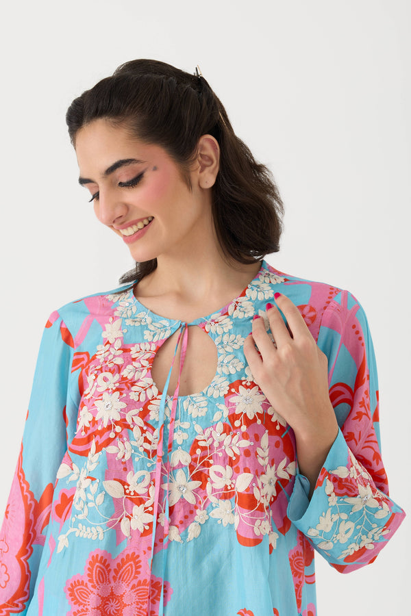Dilbar - Bold Asmaan Kurta + Pant Set