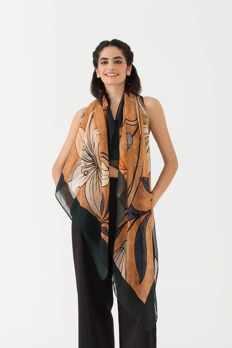 The Artful Edit - Honey Wildflower Scarf