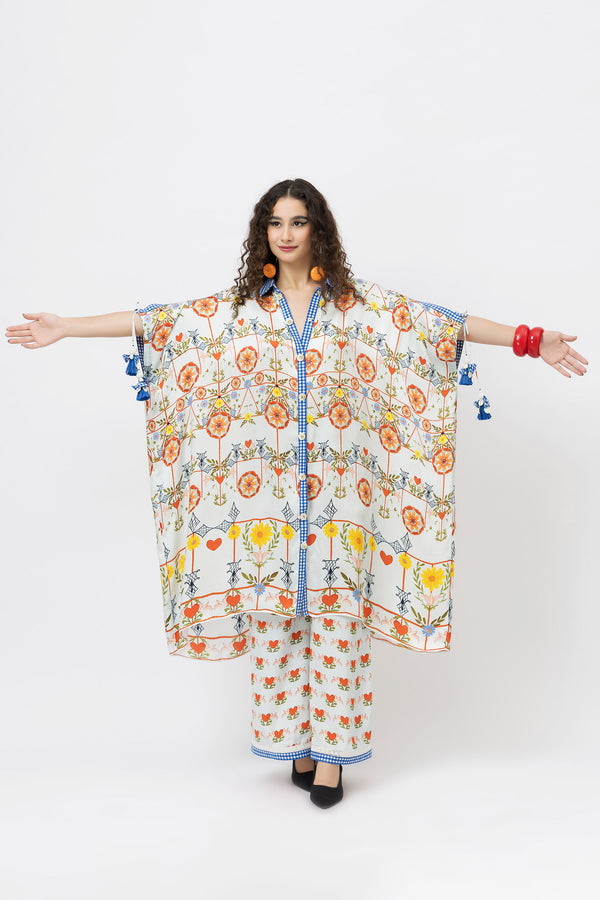 Check Kimono + Love Pant