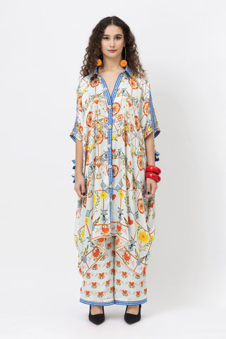 Check Kimono + Love Pant