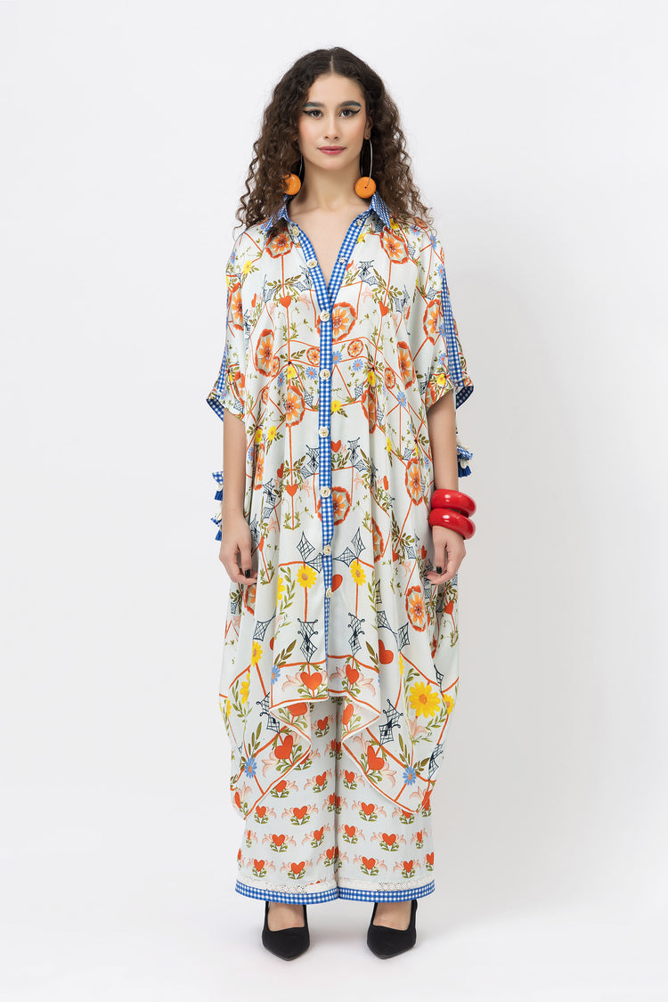 Check Kimono + Love Pant